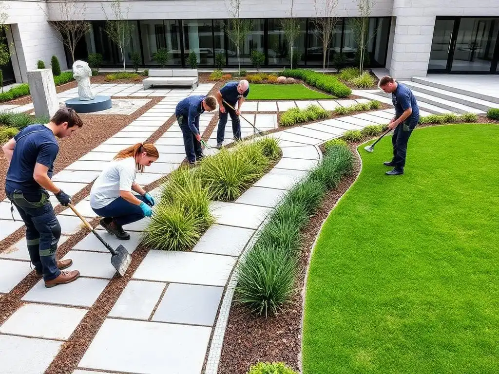 bahçe bakımı örneği